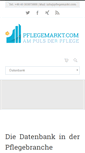 Mobile Screenshot of pflegedatenbank.com